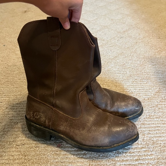 Distressed Engineer Work Boots | men’s size 7 - Picture 4 of 6
